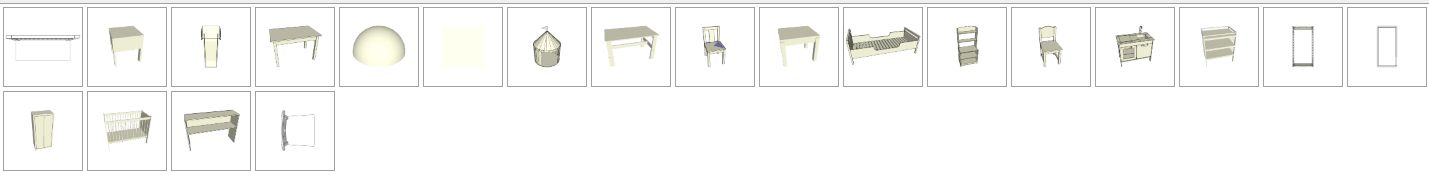 Sketchup komponenty – IKEA