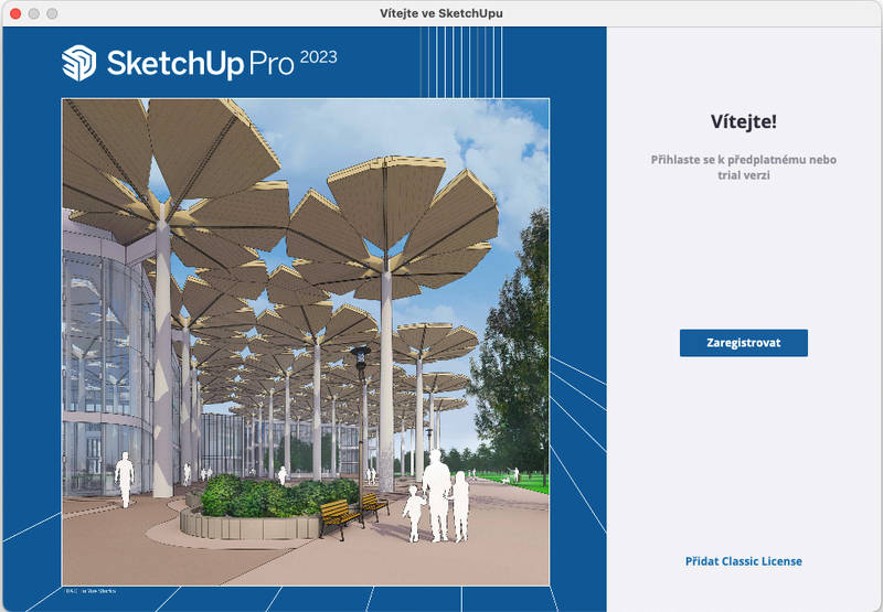 Inštalácia SketchUp