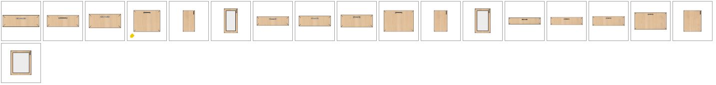 Sketchup komponenty – Kuchynské skrinky