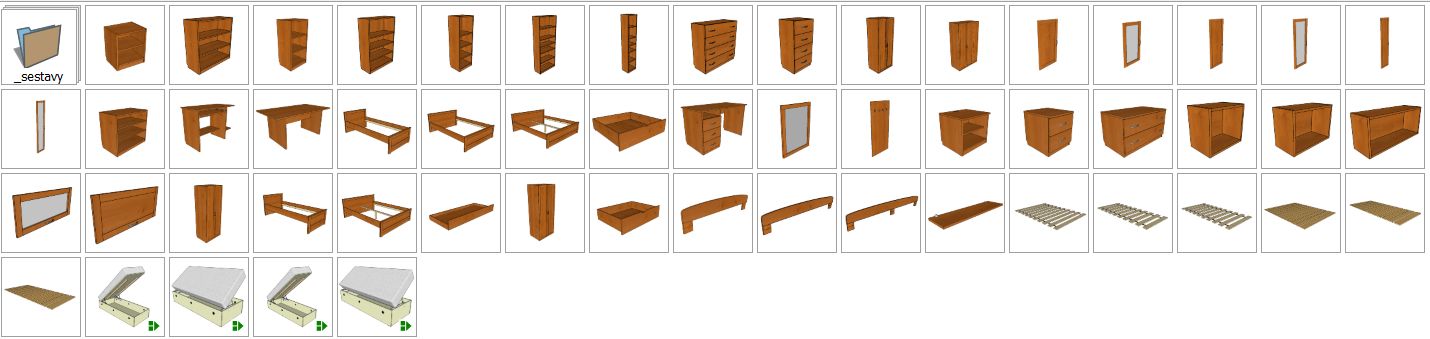 Sketchup komponenty – MONTENERO