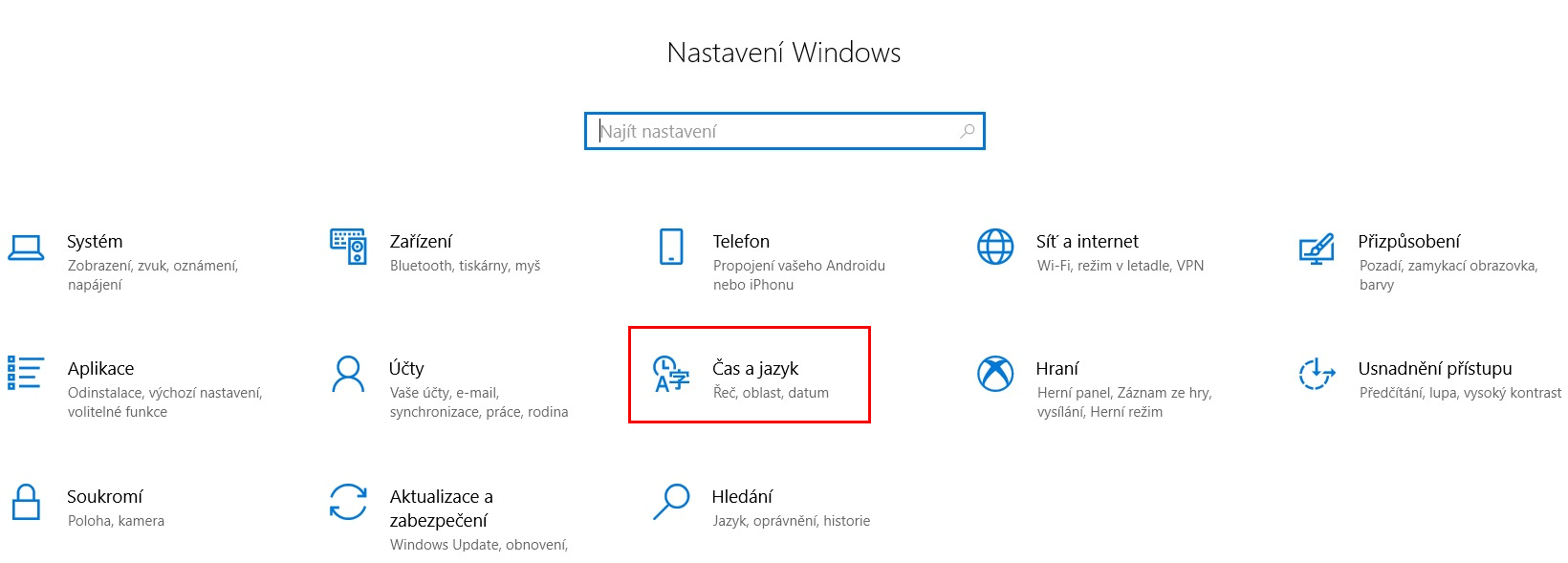 Čas a jazyk