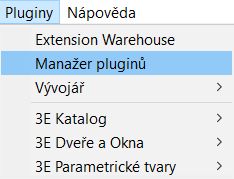 SketchUp - Inštalácia pluginov