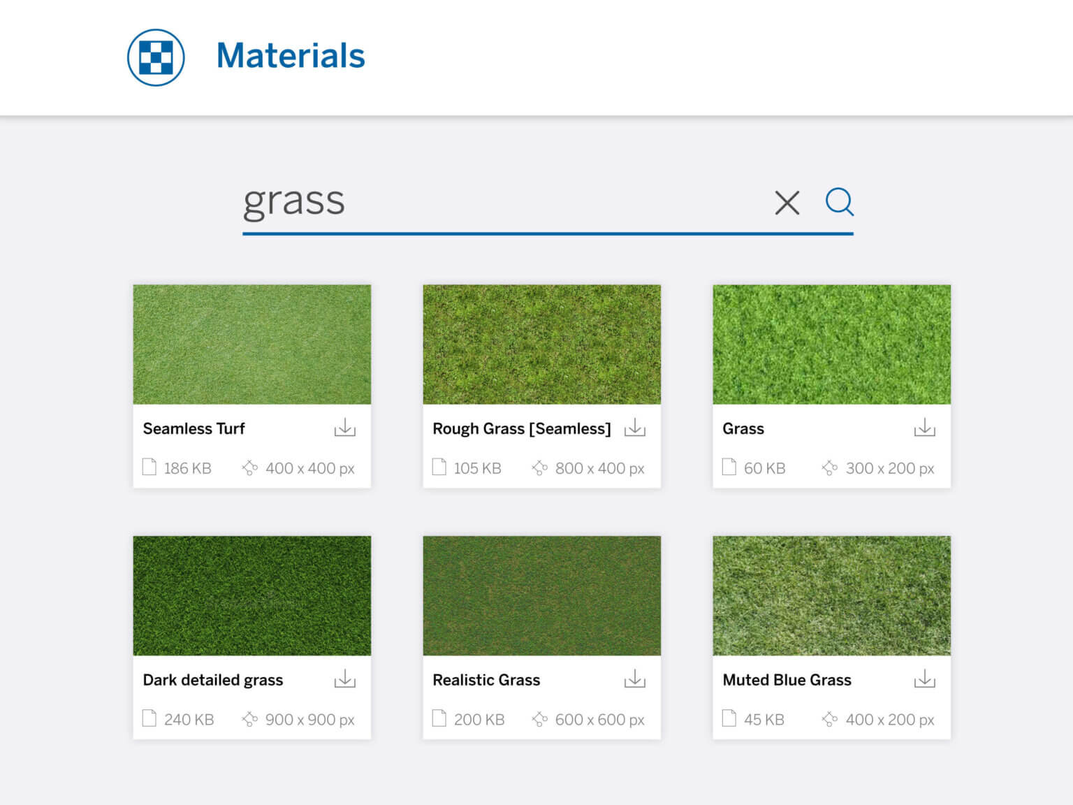 SketchUp 3D Warehouse Materiály