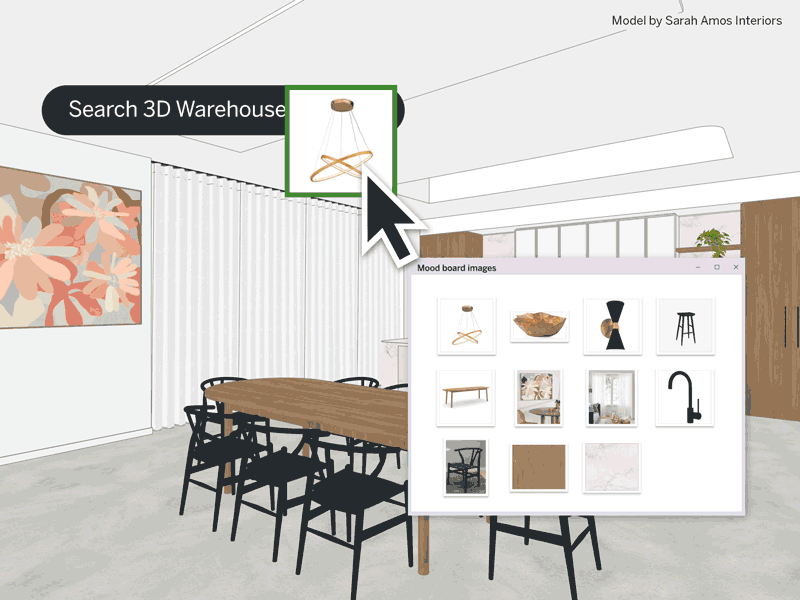 SketchUp 3D Warehouse Vyhľadávanie